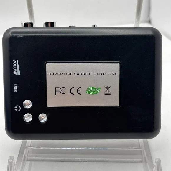 Cassette Tape To Cd Converter Via Usbportable Cassette Player Capture Tested - Picture 12 of 15